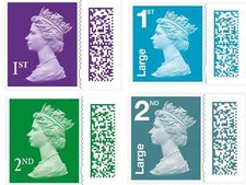 1st 2nd Class Postage Stamps