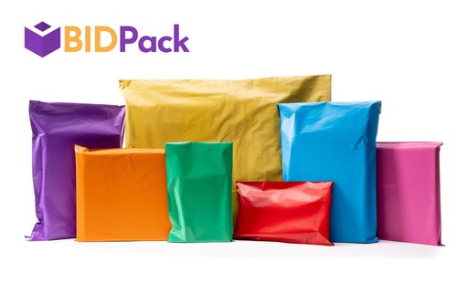 Coloured mailing bags strong - coloured,