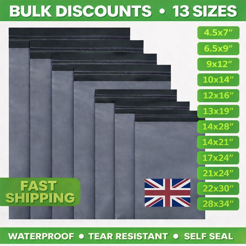 Grey mailing bags - mailing, parcel