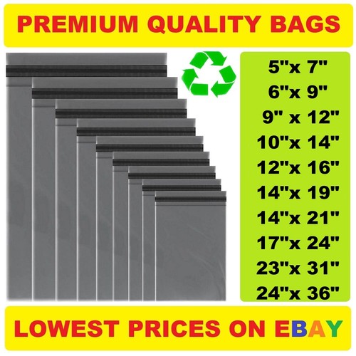 Grey plastic mailing bags - mailing,
