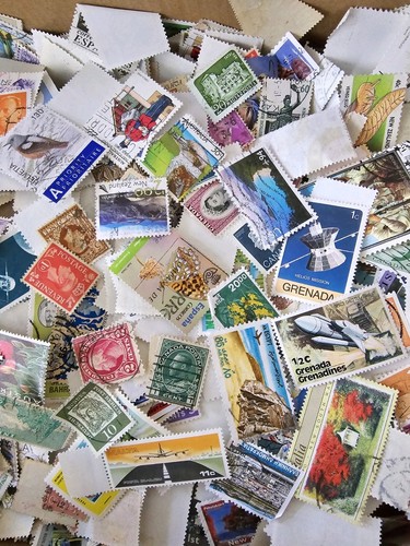 World stamp collection - world,