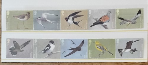 Migratory birds stamps set - migratory,
