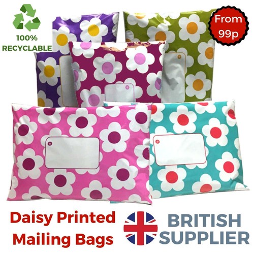 Daisy mailing bags printed - bags,