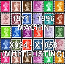 1971-96 Machin Definitives