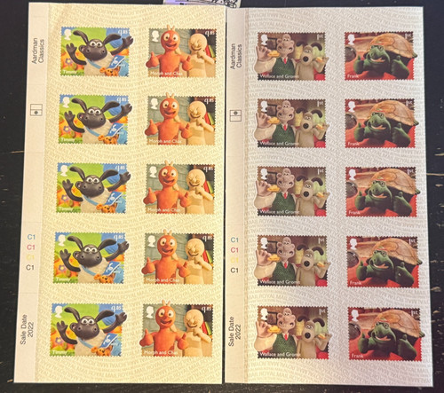 1st class gb stamps - (2022),