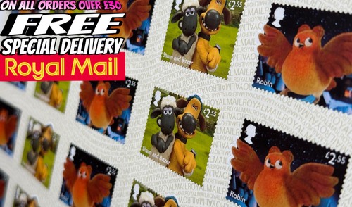30x royal mail - £2.55, postage